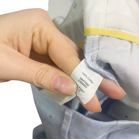 J Crew Womens Light Blue Cotton Cropped Chino Pants 2 Career - Picture 5 of 5